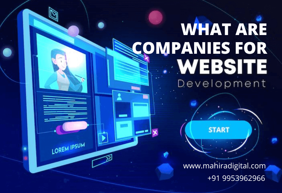 What are companies for web development?